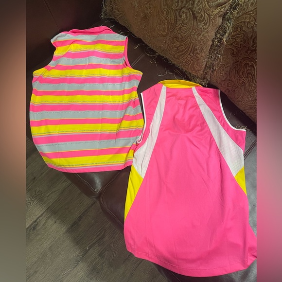 Golf America Sleeveless Half Zip Neon Top Lot, Women’s M - Picture 8 of 8